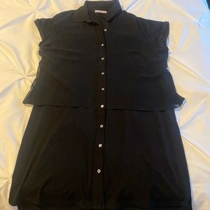 Capped sleeve dress